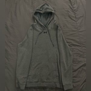 grey under armour hoodie